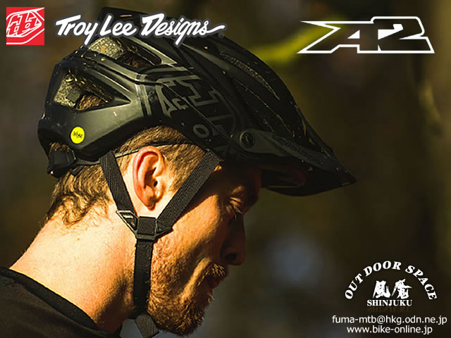 Troy Lee Designs トロイリーデザインズ [ A2 Helmet Mips ] DECOY- BLACK ハーフ ヘルメット  風魔横浜 BIKE
