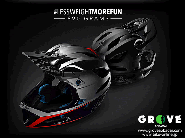 TroyLeeDesigns トロイリーデザインズ [ STAGE Helmet Mips 2021 ] STEALTH - Red フルフェイス  ヘルメット 【GROVE青葉台】 BIKE-ONLINE
